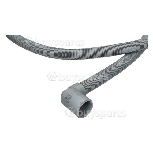 Tuyau De Vidange 2,4 M De Lave-linge - Extrémité À Angle Droit 22 Mm, Ø Intérieur 30 Mm