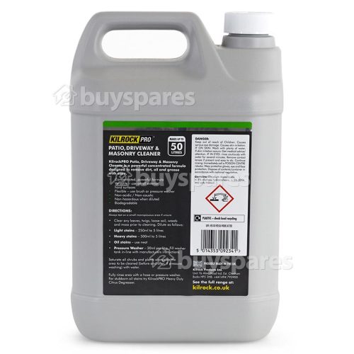 Kilrock Patio, Driveway & Masonry Cleaner - 5L