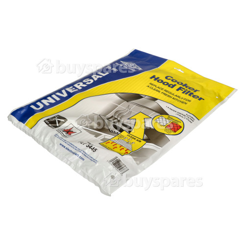 Filtre A Graisse Universel Pour Hotte Aspirante Avec Indicateur De Saturation ( 114 X 47 Cm ) A D&eacute;couper Sur Mesure - Compatible Sauter
