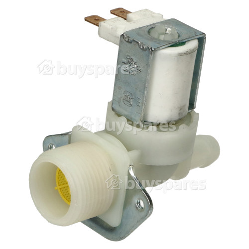 Indesit W 125 X (FR) Cold Water Single Inlet Solenoid Valve : 180deg. With 12 Bore Outlet