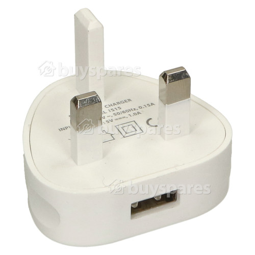USB 1A Plug Charger - UK Plug