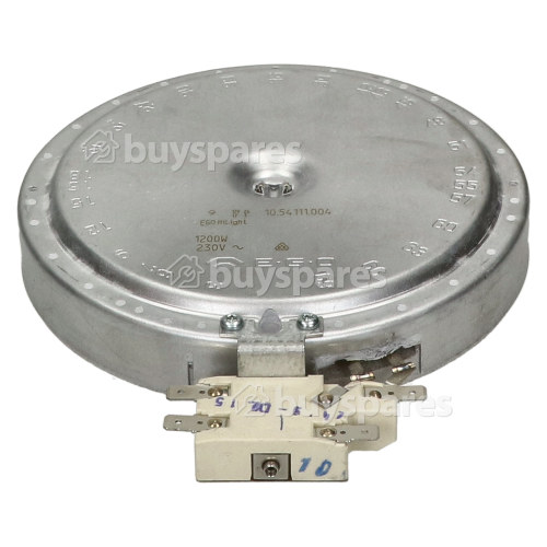 Small Ceramic Hob Hotplate Element - 1200W EGO 10. 74631. 004