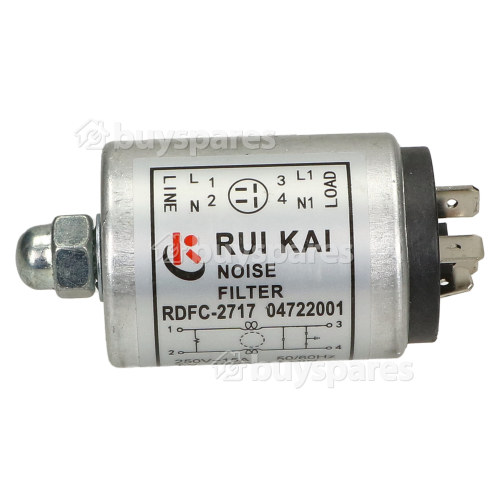 Filtre Anti-bruits Emi De Lave-linge : RDFC-2717 04722001 Q1233 Samsung