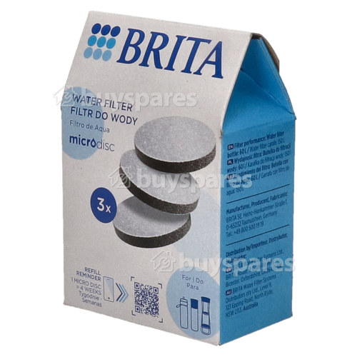 Brita Fill & Go MicroDisc Filters (Pack Of 3)