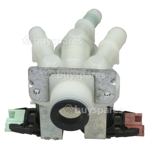 AEG Cold Water Triple Inlet Solenoid Valve : 180Deg. With Protected (push) Connectors