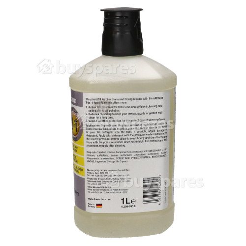 Karcher Stone & Paving 3-in-1 Plug 'n' Clean Detergent - 1 Litre