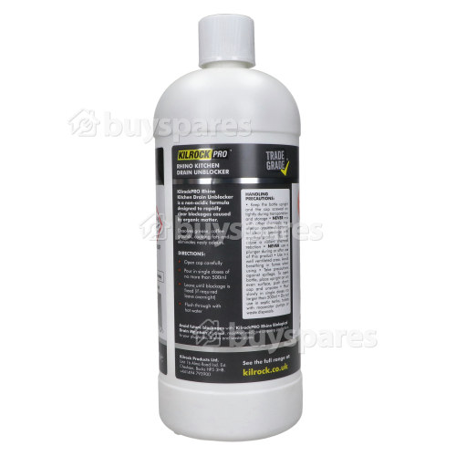 Kilrock Rhino Multi-Purpose Kitchen Drain Unblocker - 1L
