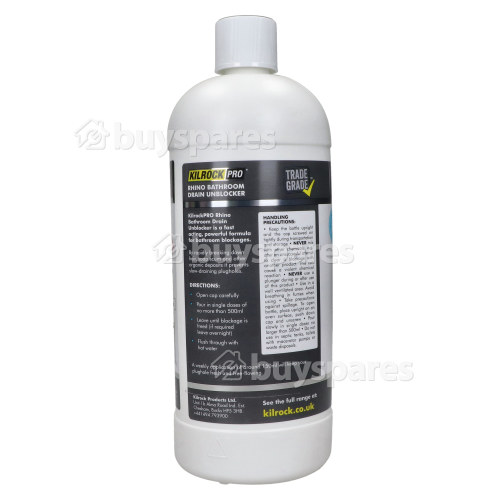 Kilrock Rhino Bathroom Drain Unblocker - 1L