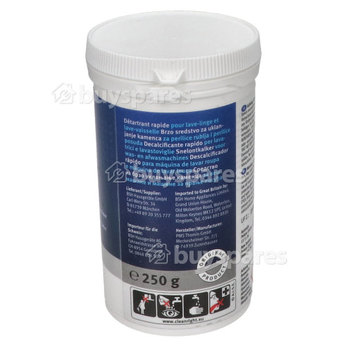 Détartrant Rapide Pour Lave-linge / Lave-vaisselle - 250g SGS59A12GB/17 Bosch