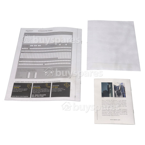 Dyson Instruction Pack