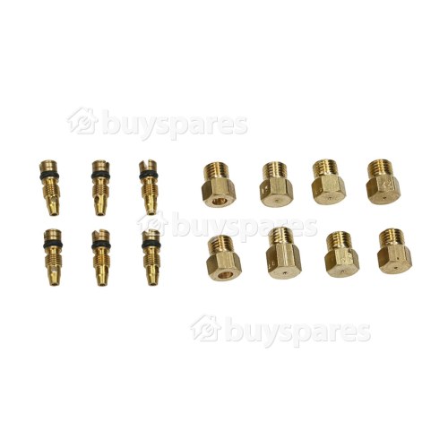 Flavel Injector Conversion Kit : Natural Gas To LPG Plus Technical Bulletin &ndash; Jets & Screw Sizes