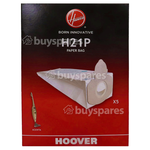 Sac En Papier Pour Aspirateur H21P Purefilt (Paquet De 5) Hoover