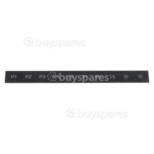 Control Panel Fascia