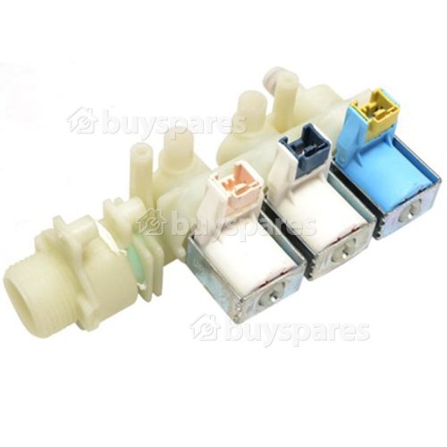 Hotpoint Cold Water Triple Inlet Solenoid Valve Unit :with Protected (push) Connectors