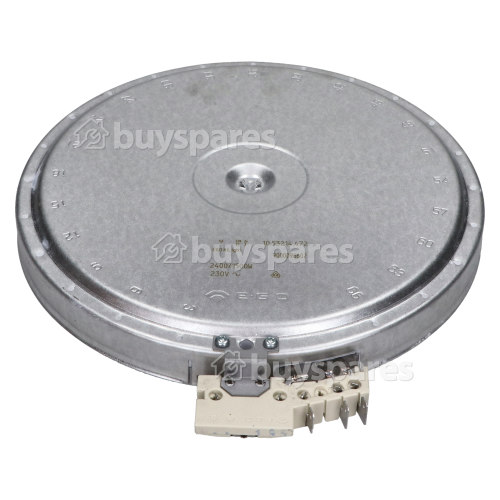 Bosch Large Ceramic Hob Hotplate Double Element - 2400W/1500W EGO 10. 53214. 472