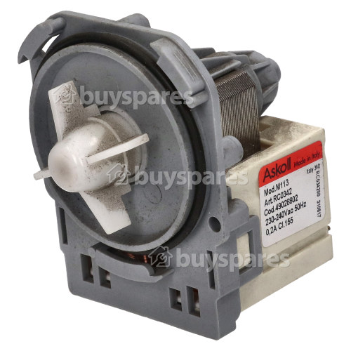 Hoover Drain/Recycle Pump ( Flat Top ) : Askoll M113 Art.RC0342