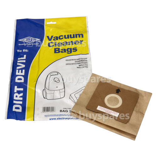 Sacs Aspirateur Dv (35600765) ( Paquet De 5) - BAG263 Samsung