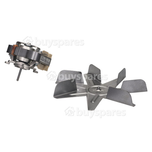 Moteur Ventilateur Chaleur Tournante Avec Hélice Ø 150 Mm - Compatible Scholtes - Pièce Détachée Fiable