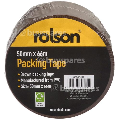 Rolson Brown Parcel Packing Tape : 66Mtr. (workshop)