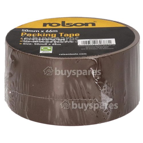Rolson Brown Parcel Packing Tape : 66Mtr. (workshop)