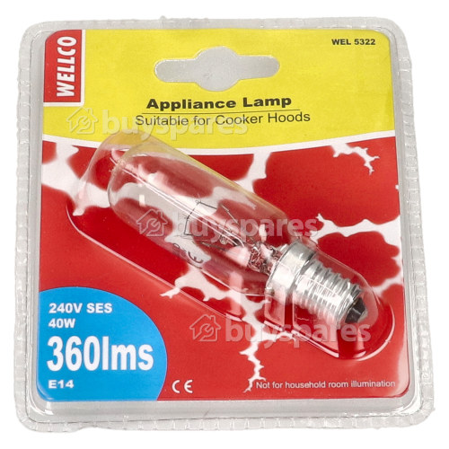 Ampoule De Hotte Aspirante 40W E14 (SES) 240V Zanussi
