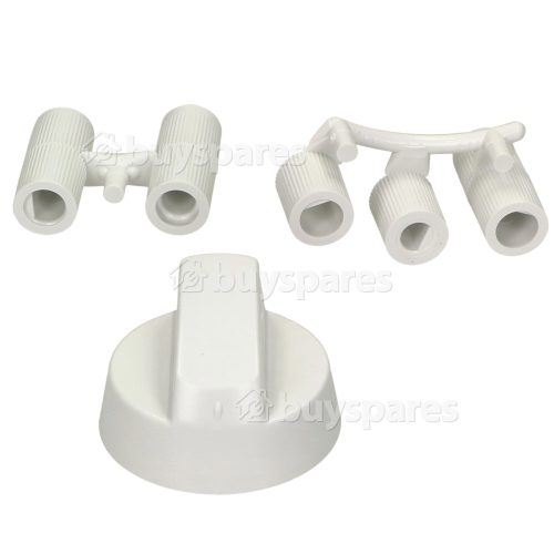 Universal Multifit Cooker Control Knob, White, 42mm