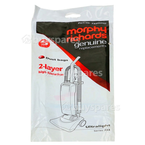 Morphy Richards Dust Bag (Pack Of 5)
