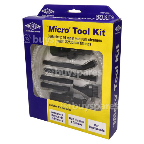 Universal 8 Piece 32mm / 35mm Micro Tool Kit : Idea For Computers, Laptops, Keyboards, Printers Etc.