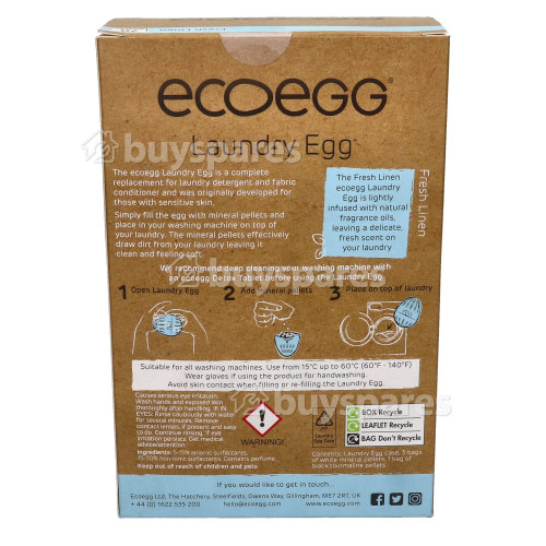 Ecoegg Washing Machine Fresh Linen Laundry Egg - 70 Washes