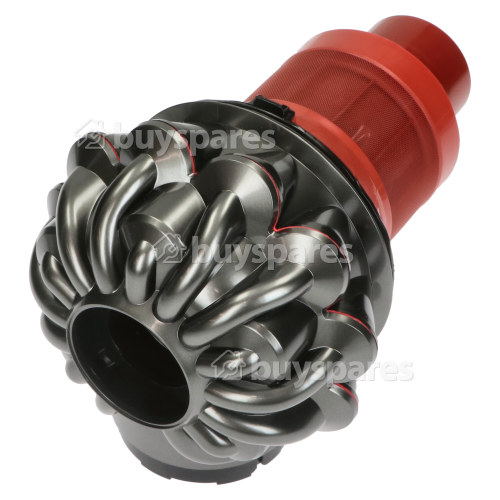 Dyson Cyclone Assembly - Nickel & Red