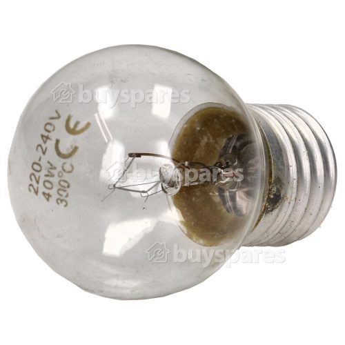 Wellco 40W ES (E27) Round Oven Lamp