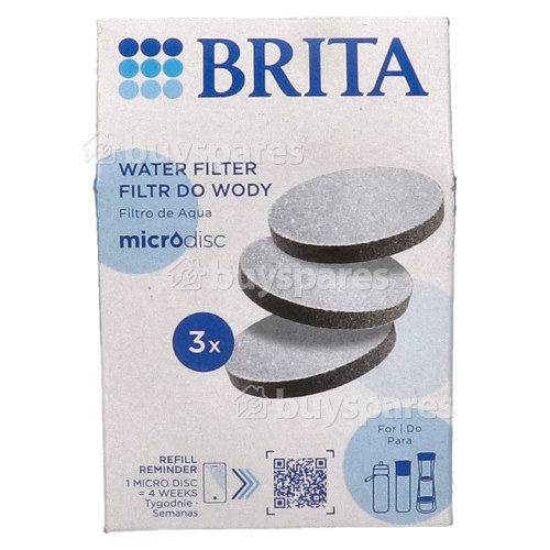 Brita Fill & Go MicroDisc Filters (Pack Of 3)