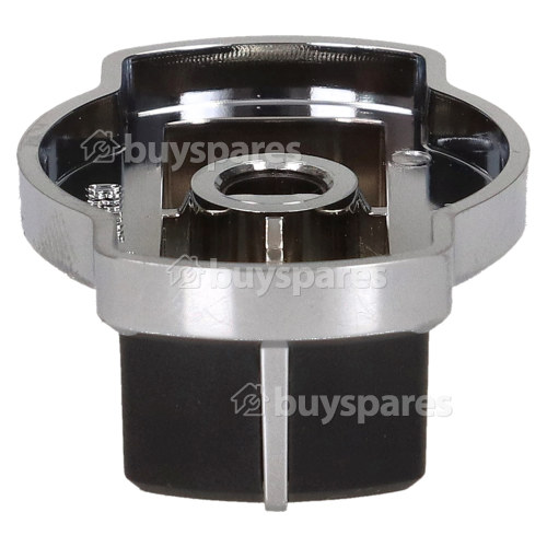 Bouton De Commande De La Table De Cuisson &Agrave; Gaz - Chrome/Noir Stoves
