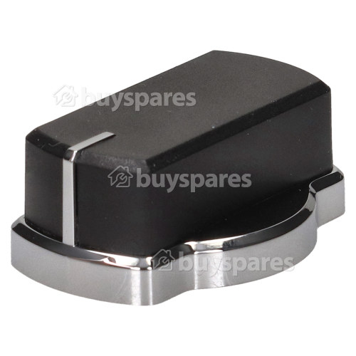 Bouton De Commande De La Table De Cuisson &Agrave; Gaz - Chrome/Noir Stoves