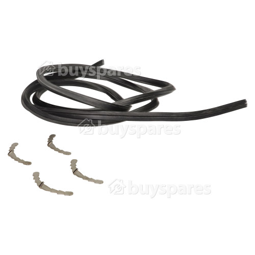 4 Sided Oven Door Seal, 2m Black, 10mm