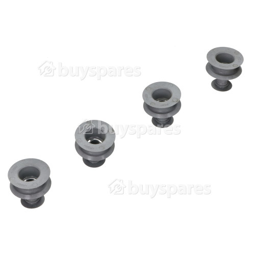 Roulettes De Panier Sup&eacute;rieur De Lave-vaisselle (Lot Philips-Whirlpool