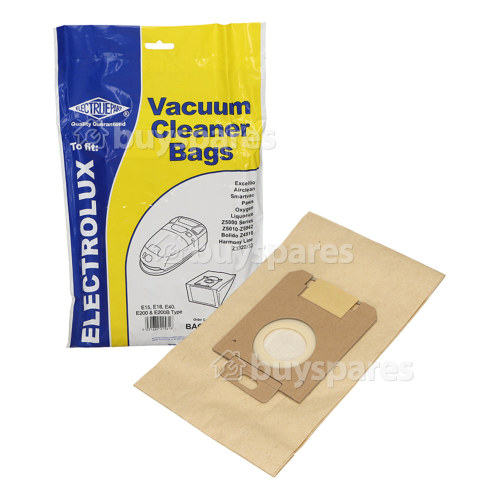 Sacs Aspirateur Bag 140 - E15 E40 E200 Et E200B - ( Paquet De 5 )
