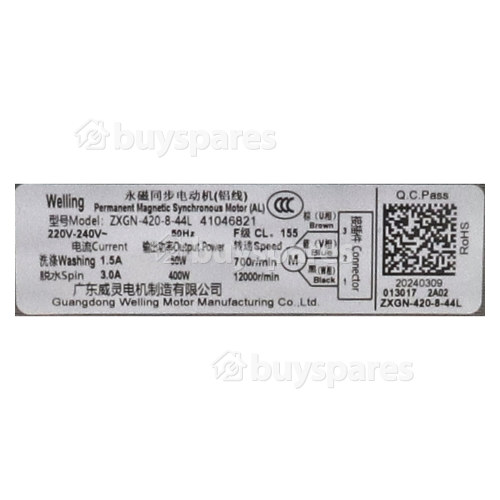 Hoover Washing Machine Motor