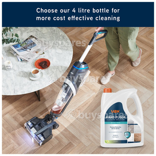 Vax Hard Floor Antibacterial Cleaning Solution - 4L