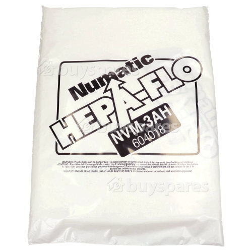 Numatic CT470-2 NVM0-3AH Hepaflo Dust Bag
