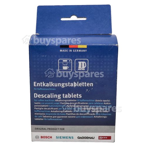 Bosch Descaling Tablets For Coffee Machines, Kettles & Hot Water Dispensers - Pack Of 12