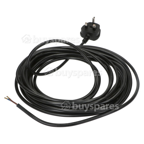 Numatic 10m X 1mm X 2 Core Cable (UK Plug)