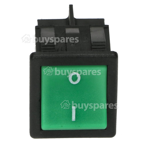Interrupteur À Bascule Marche / Arrêt Pour Aspirateur : 4 Connecteurs - Vert - Numatic