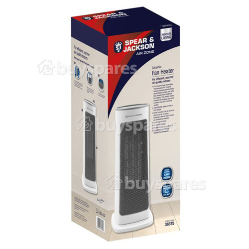 Spear & Jackson PTC Ceramic Tower Fan Heater
