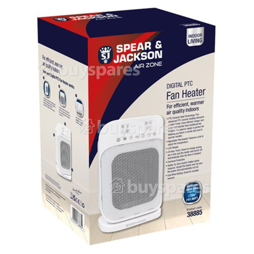 Spear & Jackson Digital PTC Fan Heater