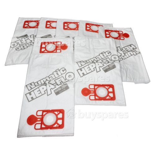 Sacs Aspirateur NVM-2BH Filtre Hepa 3 Couches (Paquet De 10 ) Numatic