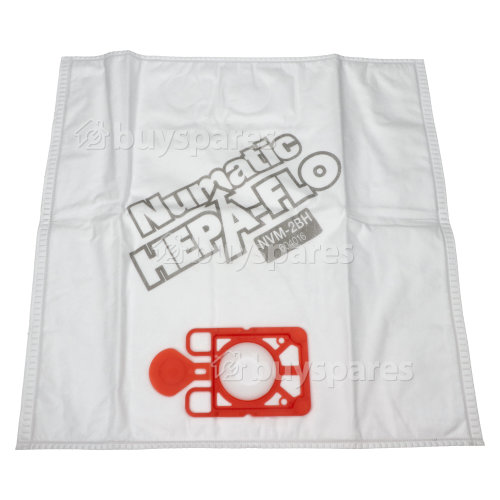 Sacs Aspirateur NVM-2BH Filtre Hepa 3 Couches (Paquet De 10 ) Numatic
