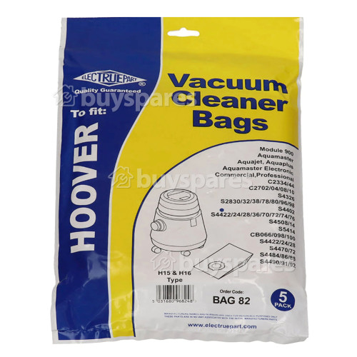 Hoover H16 Dust Bag (Pack Of 5) - BAG82