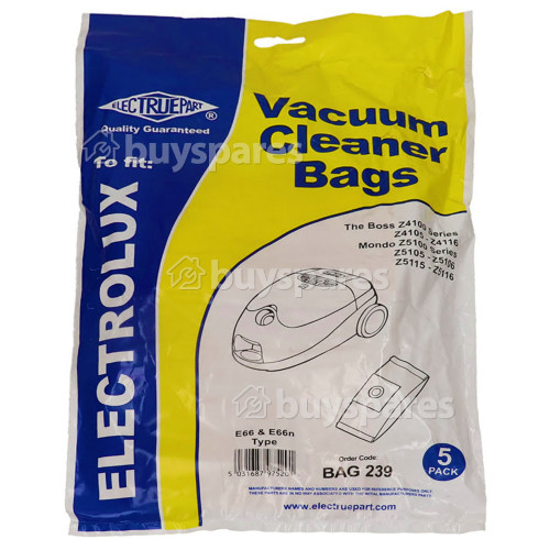 Delonghi E66 Dust Bag (Pack Of 5) - BAG239