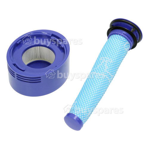 Kit Filtres Pr&eacute;-Moteur Et Post-Moteur Pour Aspirateur